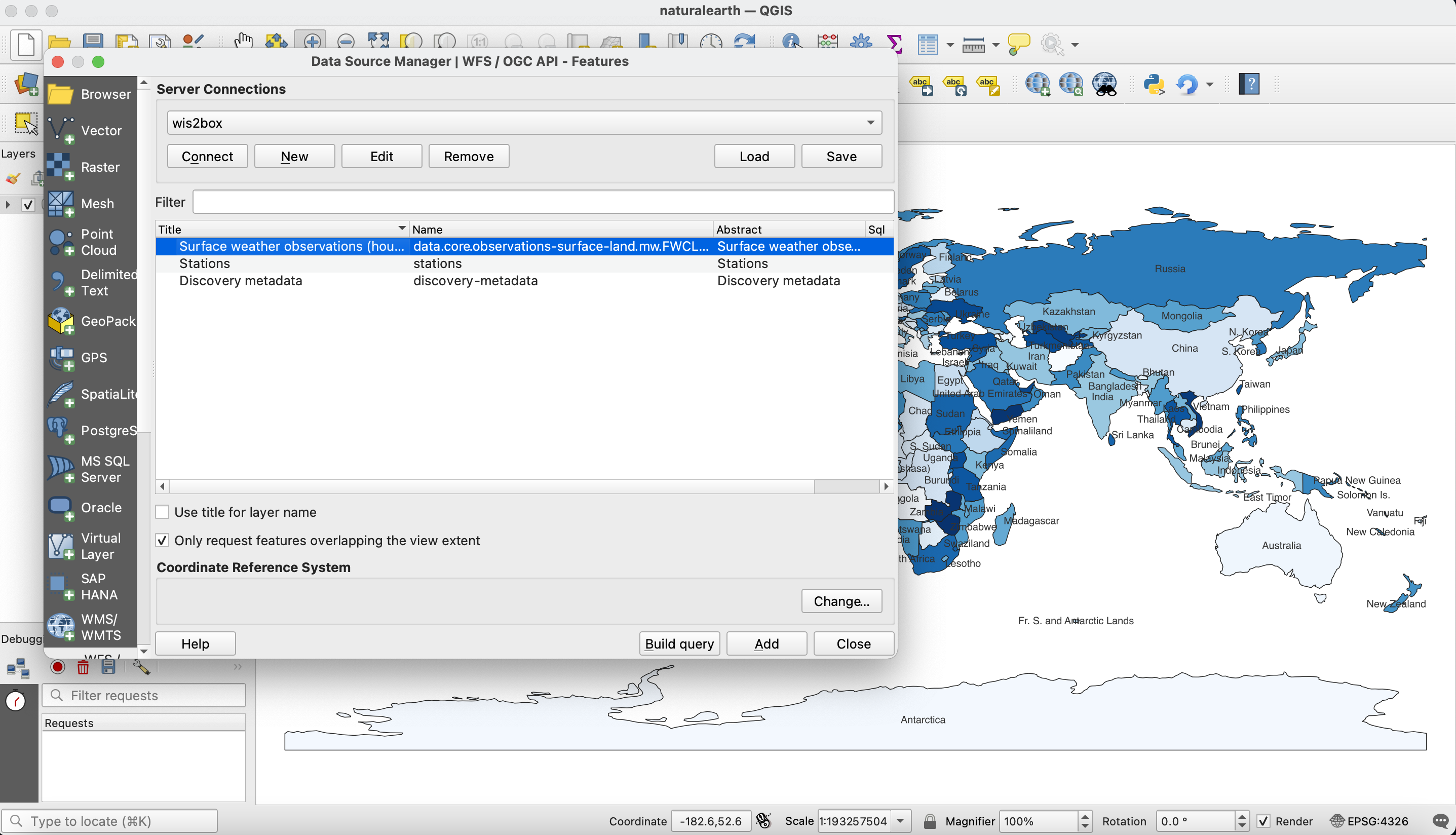 Using QGIS — WIS2 in a box 1.0.0 documentation